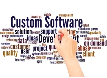 custom software development image